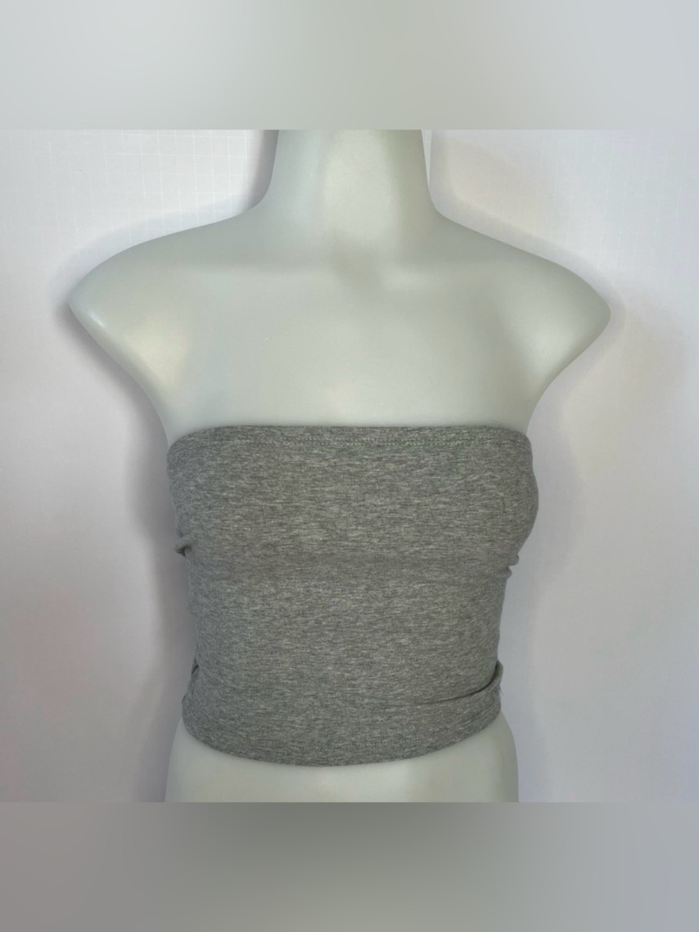 Forever 21 Women's Grey Strapless Tube Top